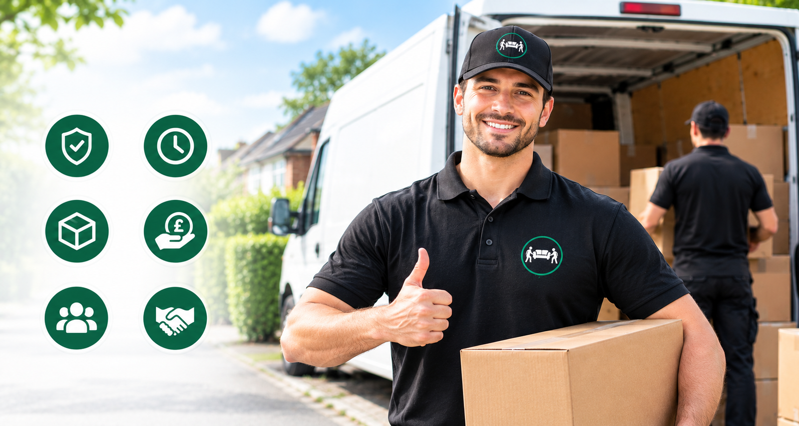 AKO Removals UK van on the road - Local service, nationwide coverage